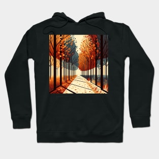 Pathway to Autumn: A Seasonal Journey Hoodie